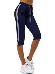 Дамски долнища на анцуг тъмносиньо OZONEE JS/1021/C4