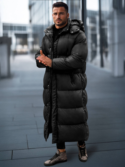 Мъжко яке черно OZONEE O/M3202Z