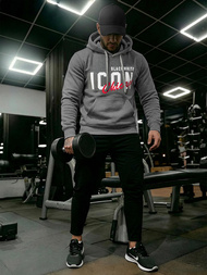 Мъжки суитшърт графитен OZONEE JS/8B1736/5