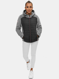 Дамско яке черна OZONEE JS/KSW7001