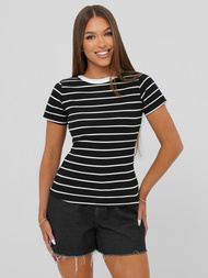 Дамски тениска черна OZONEE JS/96T659/3