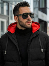 Мъжко яке черни OZONEE JS/31M5003Z