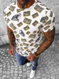 Мъжка тениска цветен OZONEE O/BL2255Z