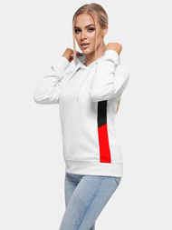 Дамски суитчър с качулка бяла OZONEE JS/JK88117/JK88125/1Z