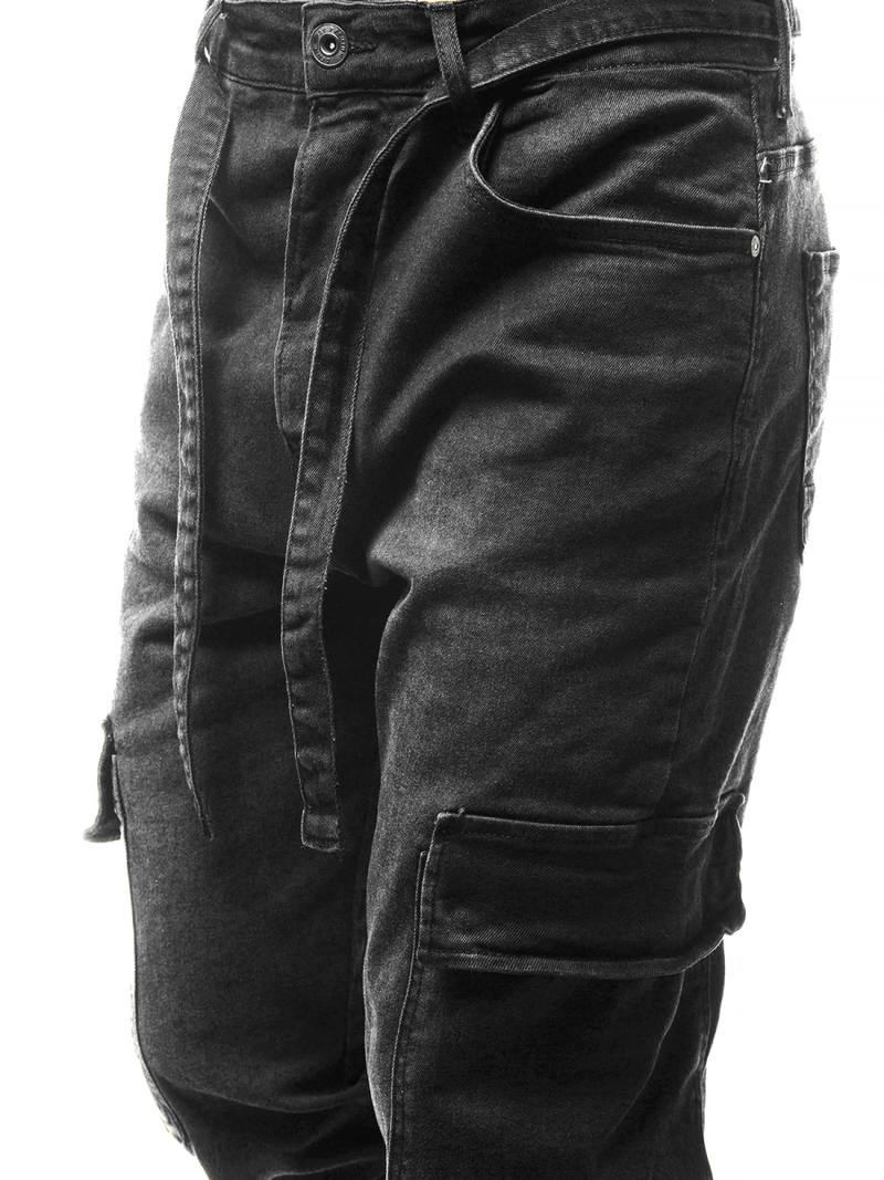 Мъжки панталони черни OZONEE O/B4967