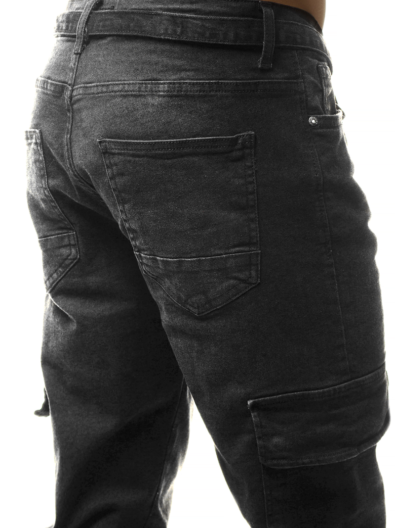 Мъжки панталони черни OZONEE O/B4967