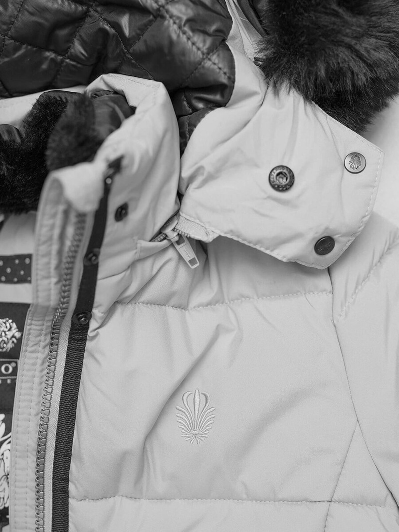 Дамско яке сива OZONEE O/W377Z