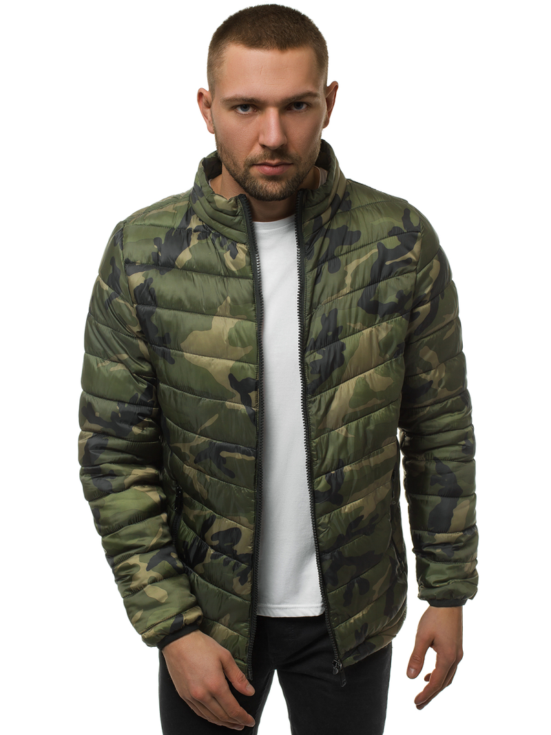 Мъжко яке зелена-камуфлажно OZONEE JS/SM80Z