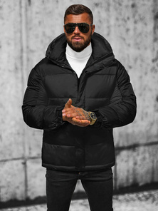 Мъжко яке черна OZONEE JS/31M5008