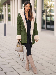 Дамско яке зелена OZONEE JS/M763/136Z