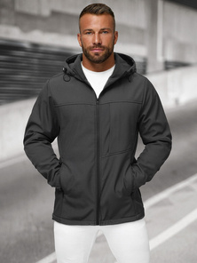 Мъжко яке softshell графитен OZONEE JS/27B6523/5