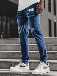 Мъжки панталони JOGGER синьо OZONEE JS/KK1103