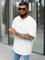 Мъжка тениска бял OZONEE O/B1149