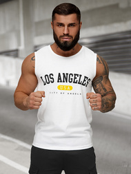 Мъжка тениска бяла OZONEE JS/8B1715/1Z