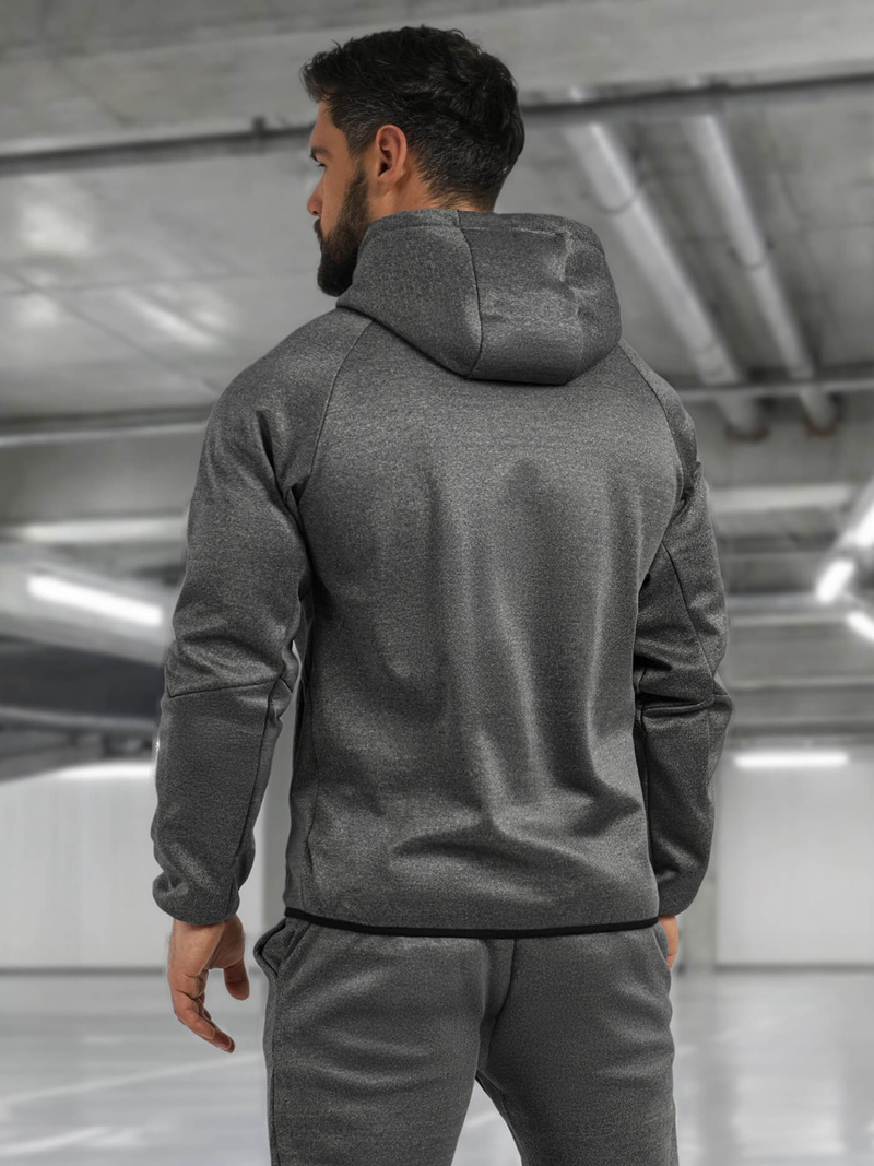 Мъжки спортен екип графитен OZONEE JS/8C1966/5