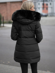 Дамско яке черно OZONEE JS/16M9099/392Z