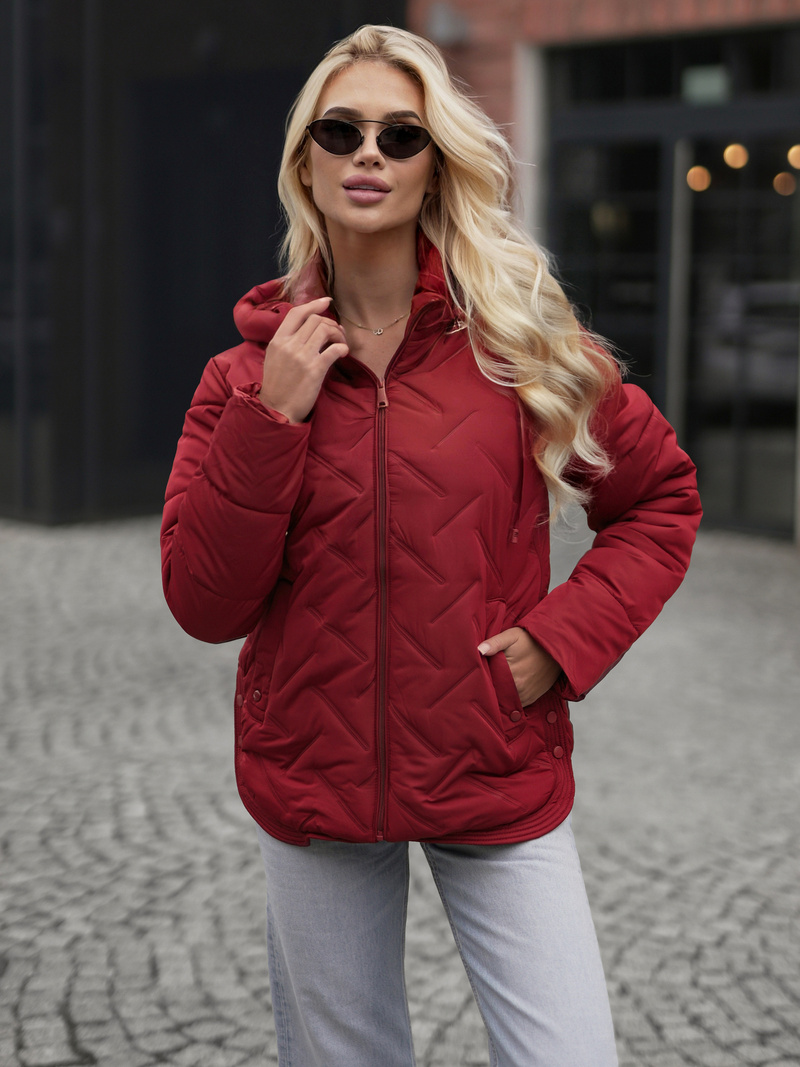 Дамско яке Бордо OZONEE JS/16M9300/06Z