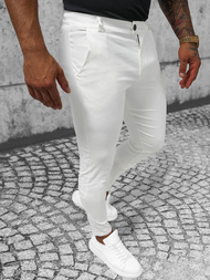 Мъжки панталони чино екрю OZONEE O/P4049