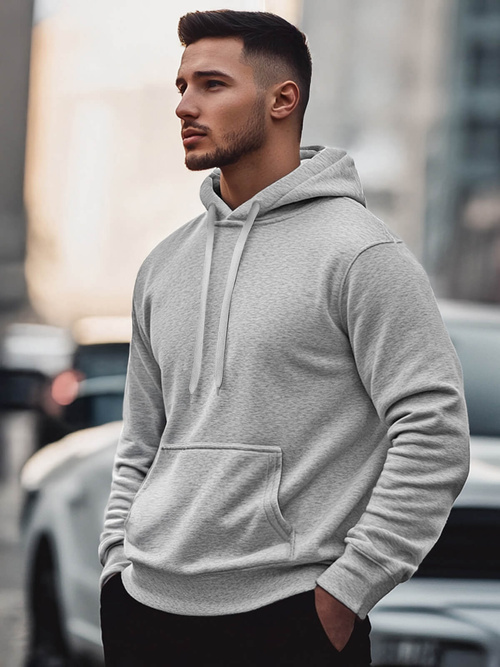 Мъжки суитшърт сив OZONEE JS/2009Z