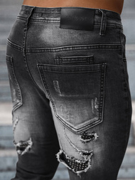 Мъжки дънки черни OZONEE NB/MP0152N