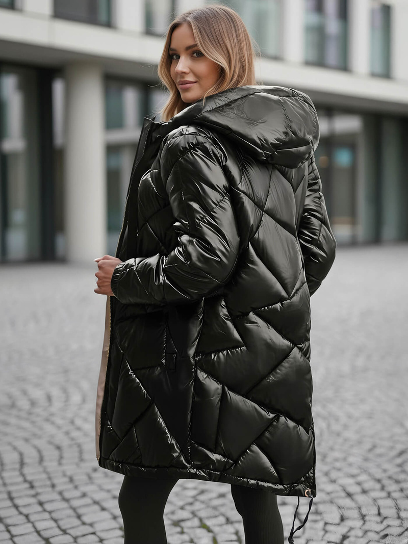 Дамско яке черно OZONEE JS/5M3189/392Z