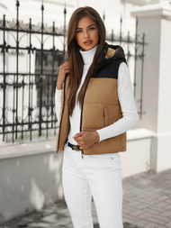 Жилетка суичър камел OZONEE JS/16M9112/84Z