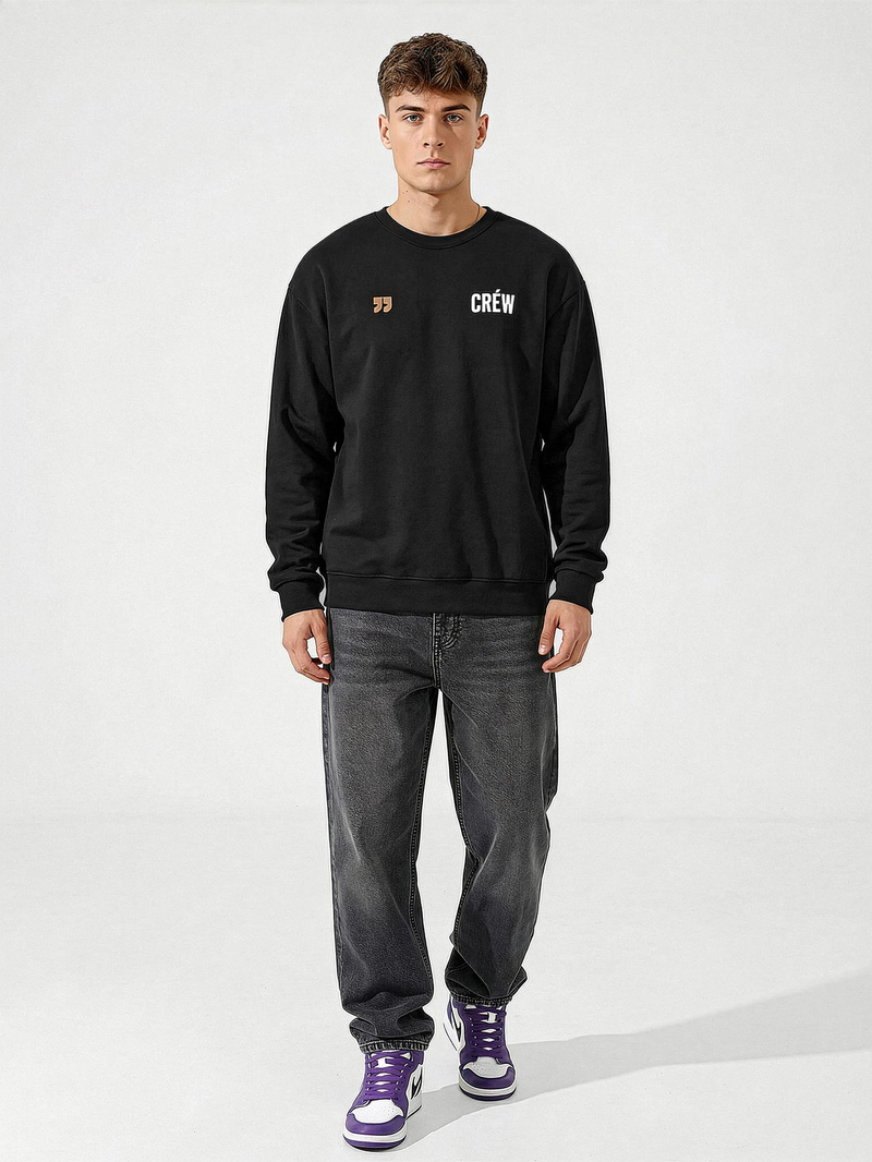 Мъжки суитшърт черен OZONEE JS/65B3917/3Z