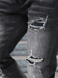 Мъжки дънки черни OZONEE NB/MP0075N