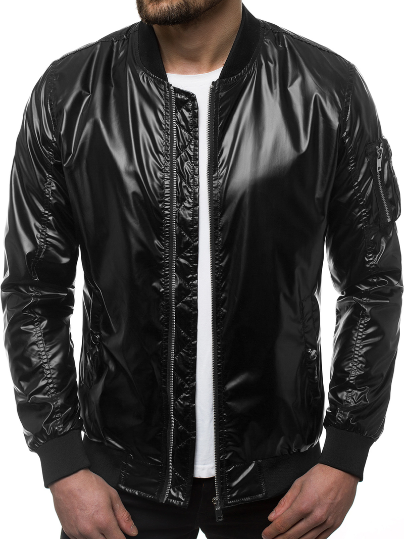 Мъжко яке черна OZONEE N/6147