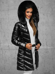 Дамско яке черна OZONEE JS/16M9100/392