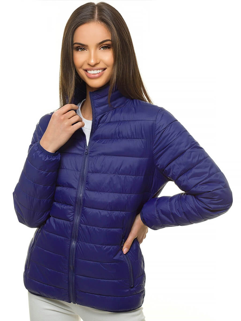 Дамско яке тъмнсиня OZONEE JS/M23037/215