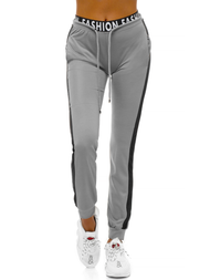 Дамски долнища на анцуг сиво OZONEE O/82316