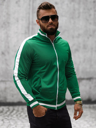 Мъжки суитшърт зелен OZONEE O/2126Z