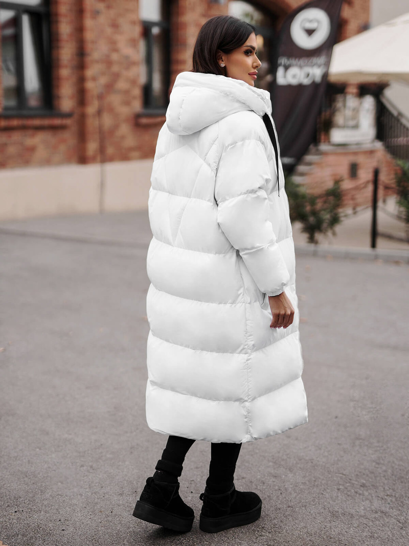 Дамско яке бял OZONEE JS/5M3163/281Z