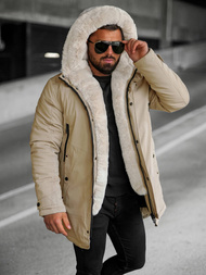 Зимно яке бежова OZONEE JS/22M319/62Z