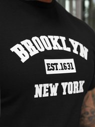 Мъжка тениска черен OZONEE NB/MT3134