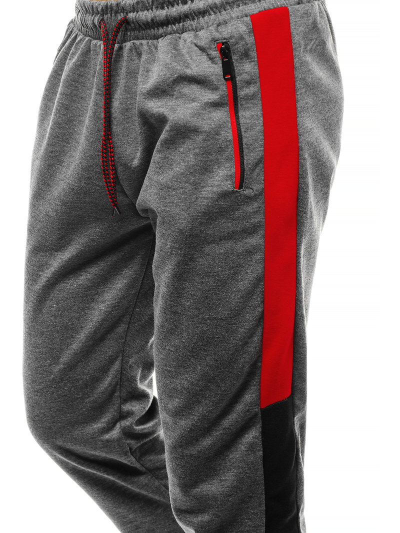 Мъжко долнище на анцуг графитно OZONEE JS/JZ11027