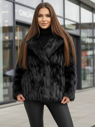 Дамско яке черно OZONEE JS/11Z8261Z