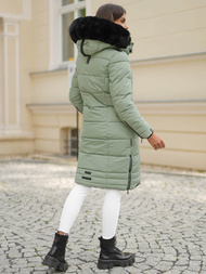 Дамско яке ментова OZONEE O/W377Z