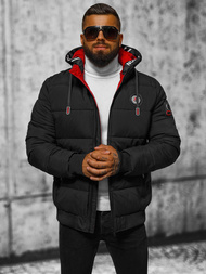 Мъжко яке черна OZONEE JS/84M3029/392