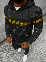 Мъжки суитшърт черен OZONEE JS/B8125