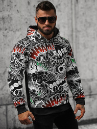 Мъжки суитшърт черен OZONEE O/B270