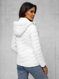 Дамско яке бял OZONEE JS/16M9238/281