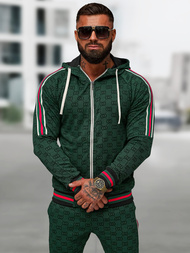 Мъжки спортен екип зелен OZONEE O/FF5111AB