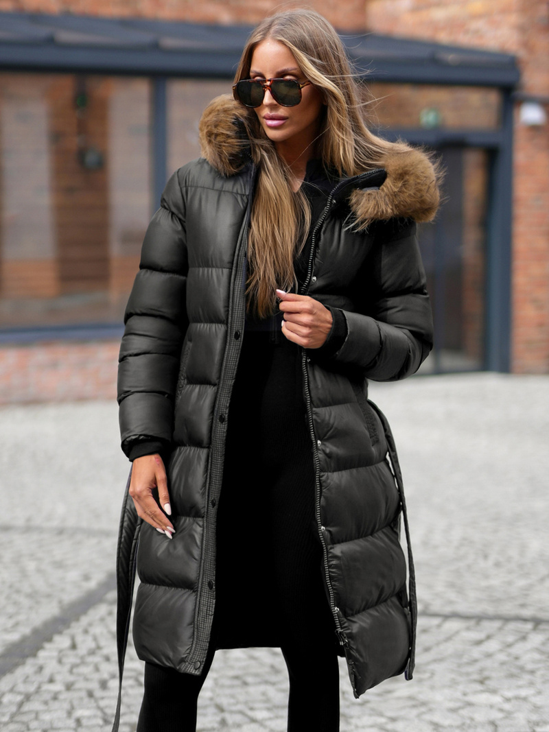 Дамско яке черно OZONEE JS/5M3298/392Z