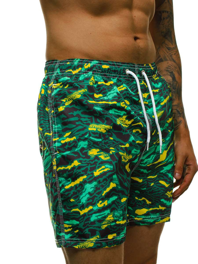 Мъжки плувни шорти зелено OZONEE JS/ST072