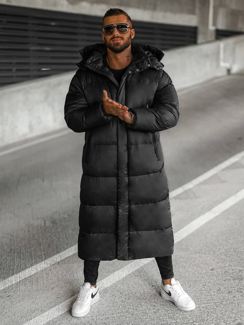 Мъжко яке черно OZONEE O/M3202Z