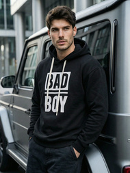 Мъжки суитшърт черно OZONEE JS/65B3909/3Z