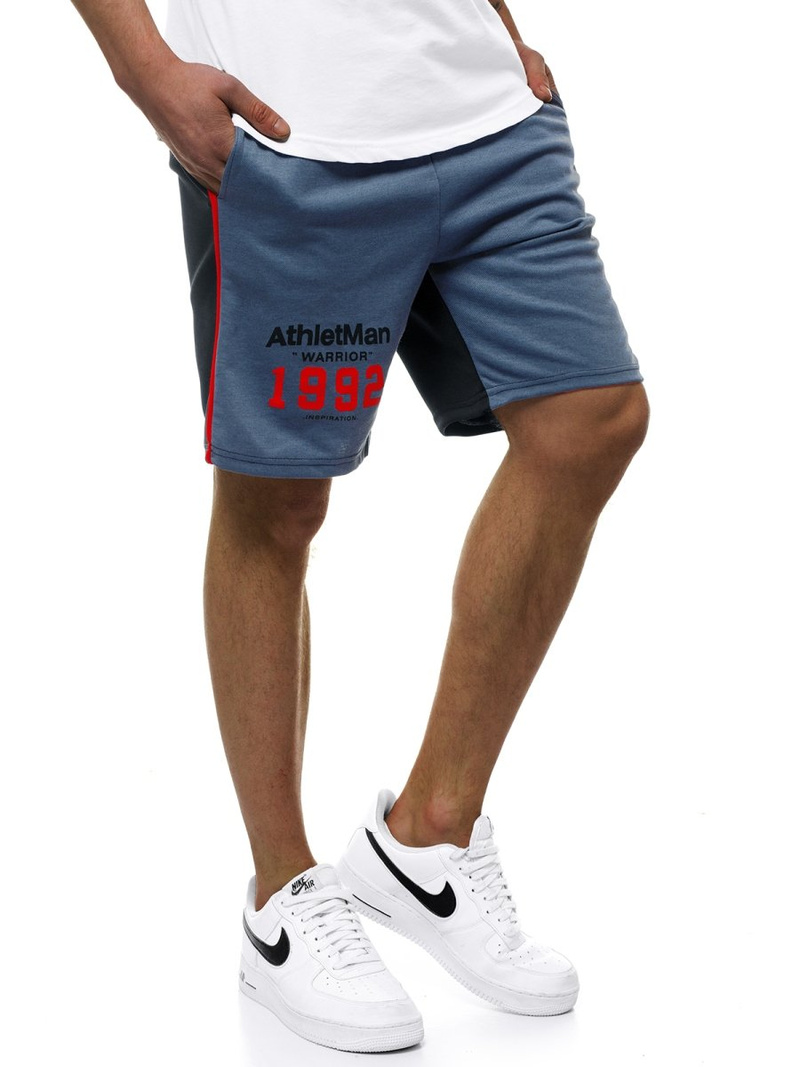 Мъжки панталонки тъмносиньо JS/KK300183