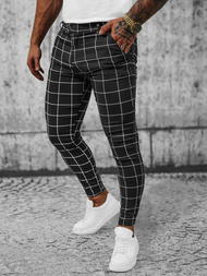 Мъжки панталони черни OZONEE O/P4009